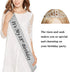 18th Silver Birthday Tiara and Sash - Glitter Satin Sash and Crystal Rhinestone Tiara Crown for Party Supplies