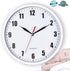 SAC SMARTEN ARTS 8" Silent Quartz Wall Clock, Non-Ticking Digital Clock