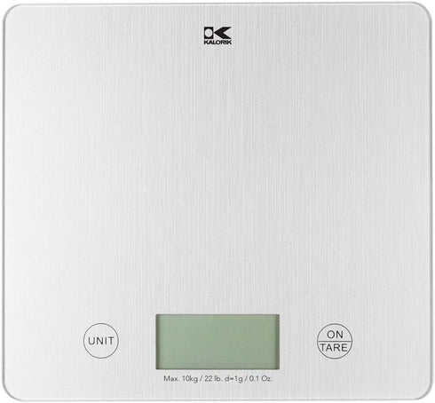 Kalorik XL Silver Digital Kitchen Scale