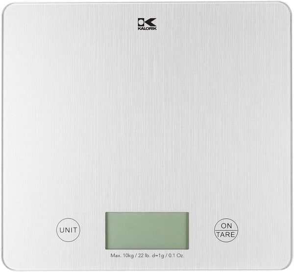 Kalorik XL Silver Digital Kitchen Scale