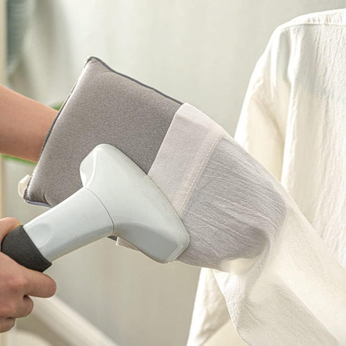 Garment Steamer Ironing Gloves, Waterproof Anti Steam Mitt for Clothes Ironing Accessories, Gray