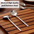 findTop Mini Teaspoons Set - Pack of 8 Stainless Steel Espresso Spoons for Coffee, Tea, Dessert, Ice Cream