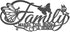 Family Metal Wall Decor Word Sign, Black Family Makes This House A Home Art, Butterflies Love Heart Wall Hanging