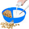 Just Solutions Crunch Anti-Soggy Cereal Bowl - Keeps Cereal Fresh & Crunchy, BPA Free, Blue
