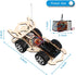 Wooden Wireless Remote Control Racing Car Kit F4,Science Experiment Kit,Science Experiment Kit for Applicable to Youth Age,Robotic Stem Project Model Car Kits to Build