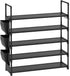 5 20-25 Closet,Entryway,Small VILICK Tier Shoe Rack with Hook and Side Pocket,Shoe Organizer Space Saver Storage