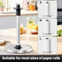 VEHHE Paper Towel Holder Countertop with Unique Damping Spring Structure for One-Handed Tearing