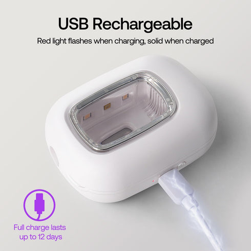 Light(2X UV Toothbrush Covers Case and Holder,Dual UVC Stronger), Clear Window,Toothbrush Cleaner Portable Brush Cover