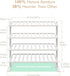 4-Tier Closet Varhomax White Shoe Rack, Bamboo Shoe Rack Organizer for and Entryway, Thick Wooden Free Standing Shoe