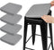 SINOSSO Modern Faux Leather Bar Stool Cushions 4 Pack, Leathaire Magnetic Small