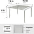 Set 2 Counter 9.8 7.8 6.1 carrotez Cabinet Organizer Shelf, of Stackable Kitchen Shelves, Kitchen Cabinet Organizers