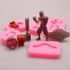 Boxing Sports Silicone Molds, 5 Pcs 3D Gloves Helmet Belt Molds for Cake Decorating and DIY Crafts