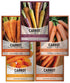 Gardeners Basics, Carrot Seeds for Planting Home Garden - 5 Variety Pack