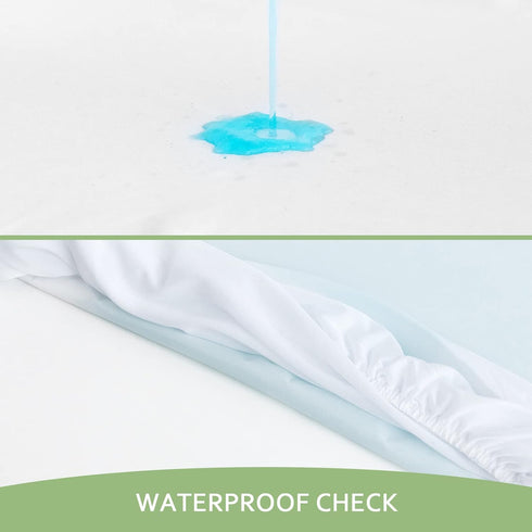 King Mattress Protector - Skin Friendly Breathable Cover with 18" Deep Pocket, Bamboo Cooling Jersey
