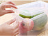 MineDecor Plastic Storage Containers, Square Food Storage Organizer with Lids for Fruits, Vegetables, Meat, Eggs (Set