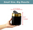 Small Trash Can with Lid, Mini Desk Trash Can, 1.5 Liter / 0.4 Gallon Metal Garbage Can for Countertop