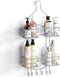 SRIWATANA Shower Caddy Organizer Hanging Over Head, Bathroom Shower Rack Hanger with