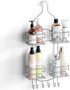 SRIWATANA Shower Caddy Organizer Hanging Over Head, Bathroom Shower Rack Hanger with