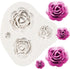 Rose Mold, Rose Flower Silicone Fondant Cake Molds for Cupcake Topper, Cake Decoration, Chocolate Candy