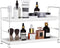 FSyueyun 2-Tier Makeup Shelf Organizer, Large Space Vanity Countertop Storage for Bathroom or Kitchen Spice Rack