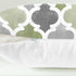 Pack 2 Cozy 20 20 Inches CaliTime Throw Pillow Cases of Fleece Gradient Geometric Trellis Chain Quatrefoil Accent
