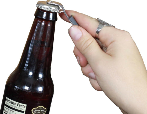 Chef Craft Select Iron Plated Bottle Opener/Can Tapper, Pack of 2, Grey