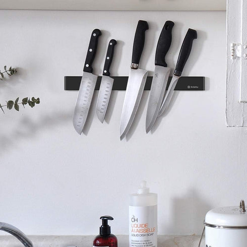 Rich&Ray 16 Inch Magnetic Knife Holder, Kitchen Knife Magnetic Holder for Wall No Drilling, Kitchen Accessories