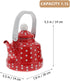 Luxshiny Stovetop Pour-Over Coffee and Tea Kettle, Enamel Water Boiling Kettle Small Teapot Stove Tea Pot Tea Kettle Camping Boiling Water Pot by Luxshiny