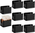 Dicunoy Set of 8 Sugar Packet Holder, Plastic Black Sugar Caddy for