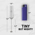 Mini & Mighty Milk Frother Wand Powerful Handheld Coffee Frother, Battery Operated Drink Mixer Compact Pocket Size