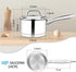 TeamFar 1qt Stainless Steel Saucepan with Straight Side