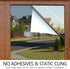 STATINT WINDOW FILMS Privacy One Way Mirror Glass Tint, Heat Control, UV Blocking, Sliding Door Tinting, Brown-Silver