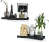 Set 2, 17 Inch Love-KANKEI Floating Shelves Wall Mounted of Rustic Wood Wall Shelves for for Storage, Bedroom Living