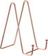 uxcell 2Pcs 6 Inch Iron Plate Holder Display Stands, Metal Decorative Easel for Picture, Photo, Book (Rose Gold)