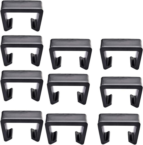 Wicker Patio Furniture Clips, 10 Pieces Chair Couch Clip Sectional Connector for Outdoor Rattan Furniture