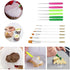Cookie Decorating Kit Supplies, 2 Acrylic Cookie Turntable, 6 Cookie Scribe Needle, 4 Silicone Mesh Mats, 8 Brushes
