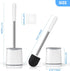 TRENTI Set, Set (3, Toilet Brush, Toilet Brush and Holder Bristles Toilet Bowl Brush Head with Ventilated Holder, Wall