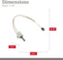 Replacement for GE Oven Igniter WB13K10043, AP5645233, PS4704151 - GE Oven Repair Parts
