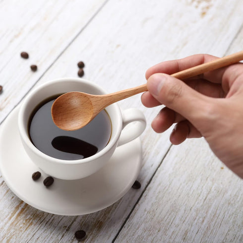 2pcs 6inch Honey Dipper Stick and 2pcs 7.87inch Long Handle Coffee Stirring Spoons for Home Kitchen