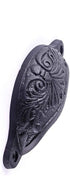 Renovators Supply Manufacturing 4.5 in. Black Wrought Iron Cabinet Handles, Pack of 6 with Hardware