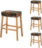 Lussenwert Stool Covers Rectangular Set of 4, Stretch Printed Vanity Stool Covers Washable