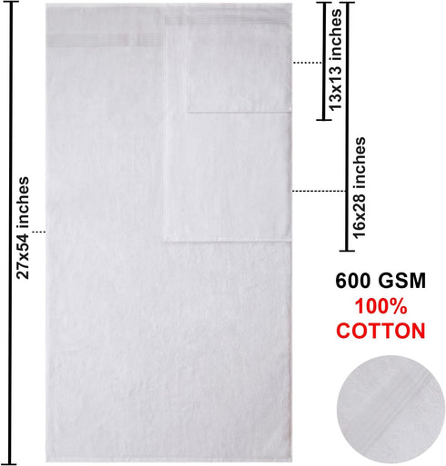 American Bath Towels 100% 6 Set, 2 2 2 Cotton Piece Turkish Towel Ultra Soft Absorbent Bathroom Towels, Bath Towel Hand