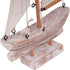 Sailboat 10.75" Linfevisi Wooden Decorations Nautical Sail Boats Model Decoration Beach Coastal Ocean Themed Home Decor