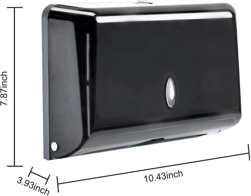 Commercial AILELAN Paper Towel Dispenser, Toilet Tissue Dispensers Wall Mount Paper Towel Holder Multifold/C-Fold Paper