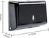 Commercial AILELAN Paper Towel Dispenser, Toilet Tissue Dispensers Wall Mount Paper Towel Holder Multifold/C-Fold Paper