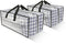 Clear Storage Bags with Zipper, 2 Pack Large Moving Bags, Heavy Duty Extra Large Plastic Storage Totes for Clothes,