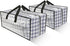 Clear Storage Bags with Zipper, 2 Pack Large Moving Bags, Heavy Duty Extra Large Plastic Storage Totes for Clothes,