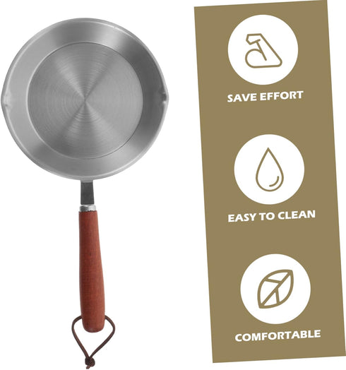 Stainless Steel Mini Pot, Non-stick Frying Pan, Mini Muffin Skillets, Ceramic Bakeware, U.K. Non Stick Egg Pan