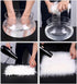 18" 18" OKAYDA x Round Faux Sheepskin Chair Cover Seat Cushion Pad Super Fluffy Soft Fur Rug for Vanity Chair, Car
