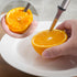 Grapefruit Utensils Set - 4pcs Stainless Steel Grapefruit Spoons and 1 Curved Knife with Serrated Edge for Citrus Fruits